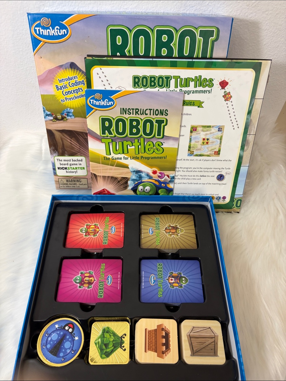ThinkFun Robot Turtles Basic Coding Programming Board Game - Picture 2 of 4